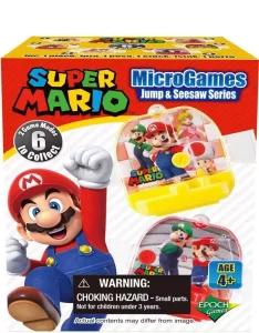 Super Mario Mini Game Palla da Gioco (Confezione da 12)