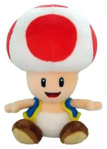 Peluche Super Mario Toad da 17 cm