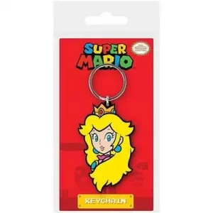 Portachiavi Principessa Peach Super Mario in PVC