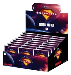 Supergirl: Display 24 Clip per Borsa in Schiuma 3D - Serie 1