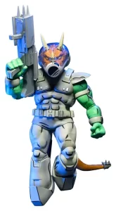 Teenage Mutant Ninja Turtles: Action Figure Shock Commando Triceraton (18 cm) - Edizione Mirage Comics