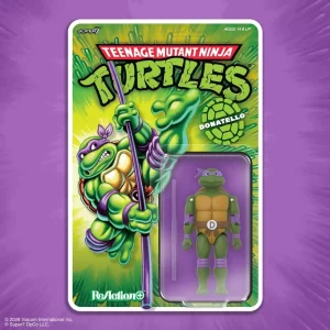 Action Figure ReAction+ Tartarughe Ninja Donatello – Wave 01