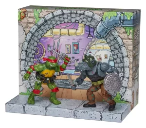 Teenage Mutant Ninja Turtles: Action Figure Raphael vs. Rocksteady (Remastered)