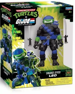 Action Figure Leonardo x Snake Eyes – Teenage Mutant Ninja Turtles & G.I. Joe (12 cm)
