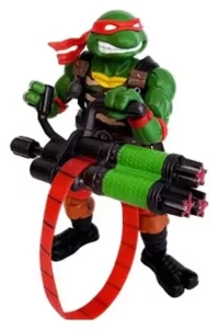 Action Figure Tartarughe Ninja x G.I. Joe: Raffaello & Roadblock - 12 cm