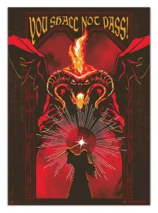 Poster Luminoso Il Signore degli Anelli - Balrog 50 x 70 cm