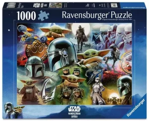 Puzzle The Mandalorian e Grogu (1000 pezzi) Ravensburger