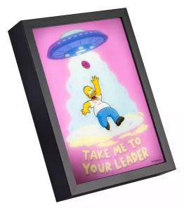 Poster LED Incorniciato I Simpsons 20x28 cm