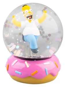 Globo di Neve Homer Simpson Donut - 10 cm