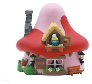 Gli Puffi: Salvadanaio Casa Fungo Smurfette da 15 cm