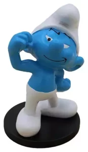 Statua Smurfette Forzuto 11 cm