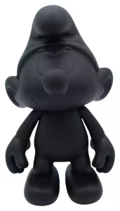 Statua Smurf Black - Gli Puffi, 19 cm