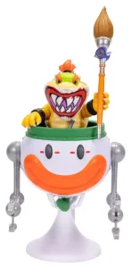 Action Figure Bowser Jr. con Clown Car - The Super Mario Galaxy Movie (13 cm)