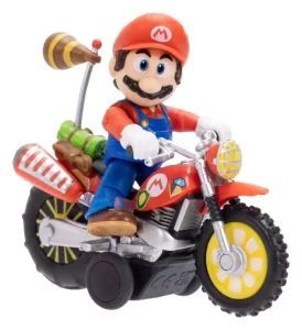 Action Figure Super Mario Galaxy con Moto a Tirante - 6 cm