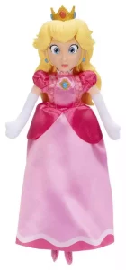 Peluche Principessa Peach dal Film Super Mario Galaxy - Jakks Pacific (23 cm)