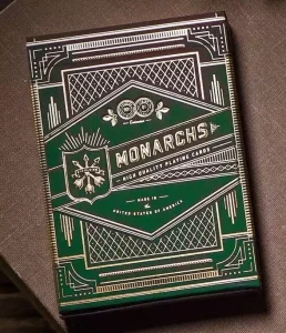 Theory 11 Monarch Green - Mazzo di Carte da Gioco
