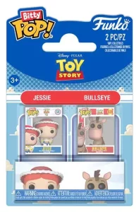 Toy Story Bitty POP! Vinyl Figures – Confezione Doppio Jessie & Bullseye (2 cm)
