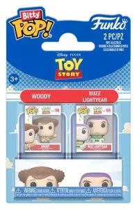 Toy Story Bitty POP! Vinyl Figures - Set da 2 Woody & Buzz Lightyear (2 cm)