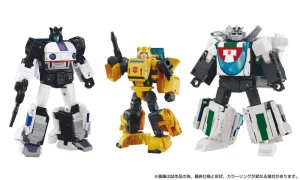Transformers Dramatic Capture Series Cybertron Chase - Set da Collezione 3 Figure