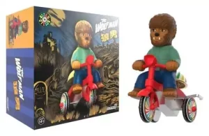 Universal Monsters Super Cycles: Il Licantropo (Brown con Trike Rosso)