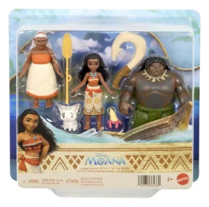 Vaiana Action Figure Set - Personaggi da 9 cm