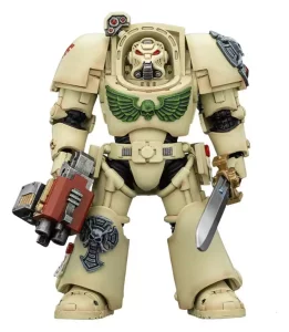 Action Figure Warhammer 40.000 Dark Angels Deathwing Terminator con Spada Potente e Bolter a Tempesta - 14 cm