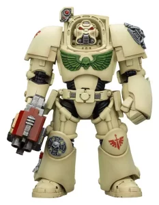 Action Figure Warhammer 40,000 Dark Angels Deathwing Terminator con Pugno di Potenza e Bolter a Tempesta - 14 cm
