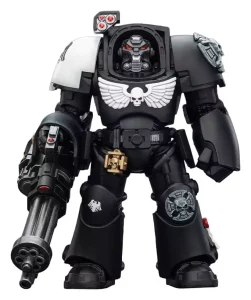 Action Figure Warhammer 40.000 Raven Guard Terminator 3 con Power Fist e Cannon da Assalto - 14 cm