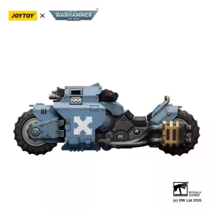 Warhammer 40,000: Combat Bike Space Wolves con Fucili Bolt Gemelli - 22 cm