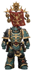Action Figure Joy Toy Warhammer The Horus Heresy Vheren Ashurhaddon, Maestro dei Veri Figli - 13 cm