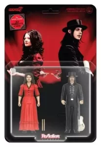 Action Figure The White Stripes - ReAction Serie 01 (Get Behind Me Satan) – Confezione Doppia da 10 cm