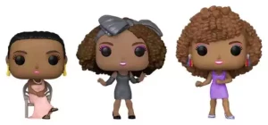 Whitney Houston POP! Icons: Trilogia di Action Figure in Vinile Esclusive da 9 cm