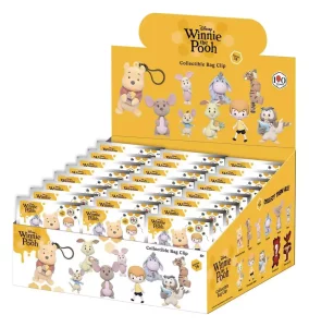 Winnie the Pooh: Portachiavi 3D in PVC per il Centenario (Display da 24)
