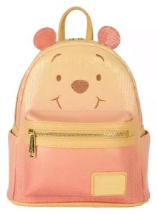Zaino Mini Loungefly Winnie the Pooh con paillettes glitterate