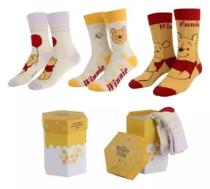 Calzini Winnie the Pooh - Confezione da 3 (Taglia 36-43)
