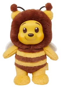 Peluche Winnie the Pooh YUYUS - Orsetto e Ape, 28cm
