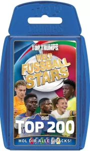 World Football Stars Card Game – Confezione da 200 Carte (Versione Tedesca)