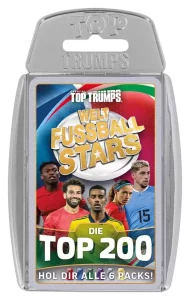 World Football Stars Card Game - Confezione da 200 Carte (Versione Tedesca)