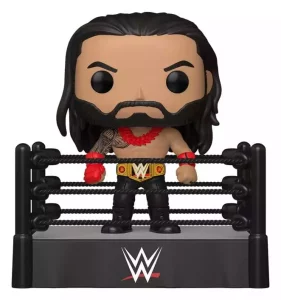 WWE Pop! Deluxe Roman Reigns in Ring - Action Figure da 9 cm