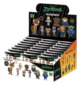 Zootopia: Display di 24 Clip per Sacchetti 3D in Schiuma (Serie 73)