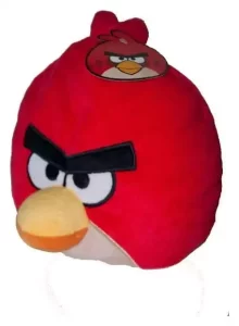 Cuscino Angry Birds Rosso 25cm - Decorazione Ufficio e Casa