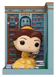 La Bella e la Bestia POP! Nooks Diorama Belle nella Biblioteca - 16 cm