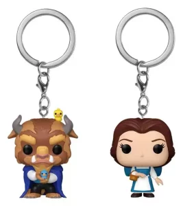 Beauty and the Beast Portachiavi POP! Vinyl Belle & Bestia - Set da 2