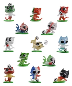 Cat Scans Mini Figure S3 - On the Ball: Blind Box Display (12) - 6cm