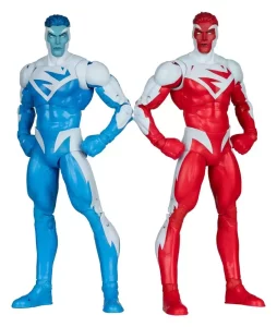 Action Figure DC Multiverse Superman Blue vs Red (Gold Label) - 18 cm