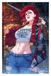Red Sonja Fine Art Print Dynamite Entertainment - Stampa d'Arte Giclée 61x41 cm