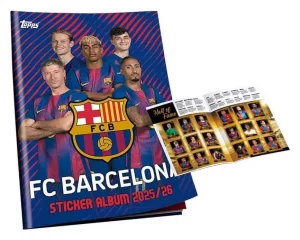 Album Completo Stickers FC Barcelona 2025/26 Topps
