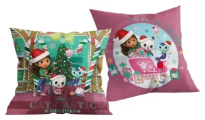 Cuscino Gabby's Dollhouse Natale 40x40 cm