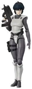 Ghost in the Shell: Action Figure Motoko Kusanagi - Tuta Armata Semplice (15cm)