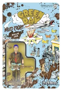 Green Day Billie Joe Armstrong Action Figure ReAction (Mud Fight)